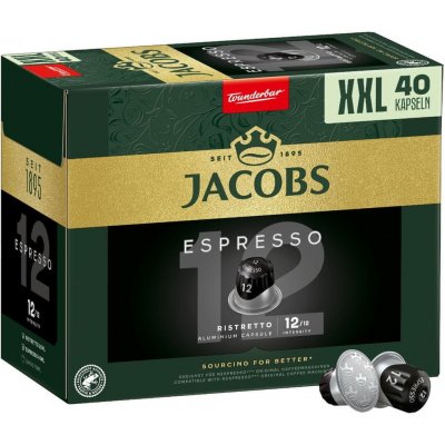 Jacobs Espresso Ristretto intenzita 12 pro Nespresso 40 ks – Zbozi.Blesk.cz