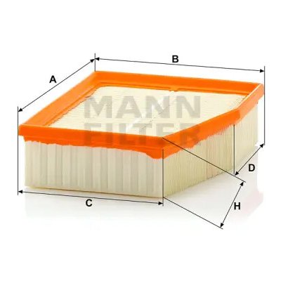 MANN FILTER Vzduchový filtr C 23 124 – Hledejceny.cz