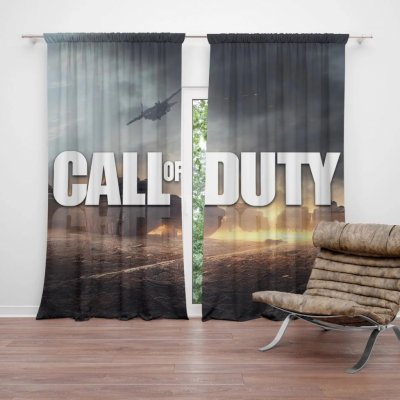 Závěsy Call of Duty Bojiště: 2 ks - 140x250 cm - Sablio – Hledejceny.cz
