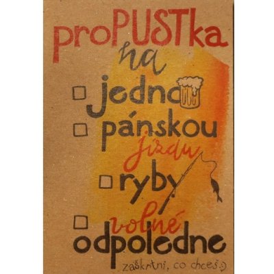 Přáníčko BeBechy - A6 - recyklovaný papír - Propustka – Hledejceny.cz