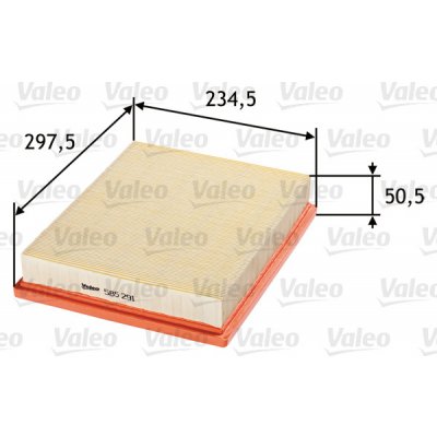 Vzduchový filtr VALEO 585291 – Hledejceny.cz