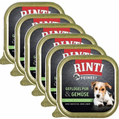 Rinti Feinest drůbež a zelenina 6 x 150 g