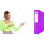 Donau Rainbow pákový pořadač A4 7,5 cm růžový – Zboží Živě