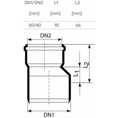 Pipelife redukce HTR DN 50/40 – Hledejceny.cz