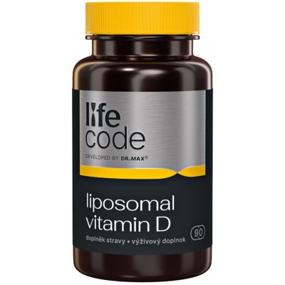 LifeCode developed by Dr. Max Liposomal Vitamin D 90 kapslí – Hledejceny.cz