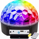 DISKOTÉKOVÁ KOULE, REFLEKTOR, PROJEKTOR DISCO S DÁLKOVÝM OVLÁDÁNÍM A REPRODUKTOREM BLUETOOTH – Zbozi.Blesk.cz