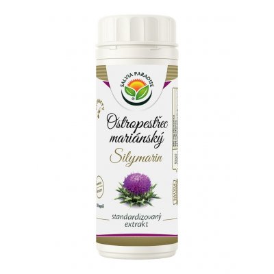 Salvia Paradise Ostropestřec silymarin standardizovaný extrakt 100 kapslí – Hledejceny.cz