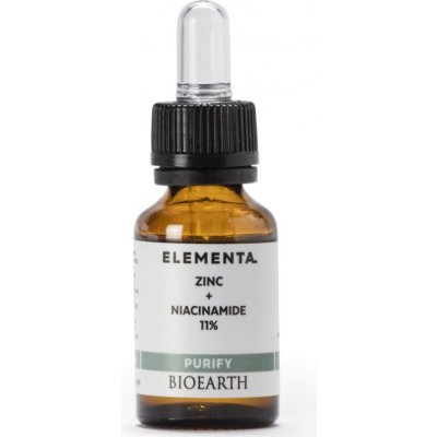 Bioearth Elementa sérum Zinek a Niacinamid 11% 15 ml