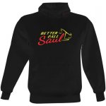 s kapucí s potiskem Better Call Saul / Breaking Bad černá – Hledejceny.cz
