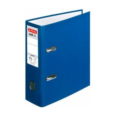 Herlitz Pákový pořadač maX.file A5 7, 5 cm na výšku modrý – Zboží Živě