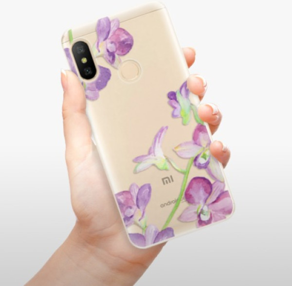 Pouzdro iSaprio - Purple Orchid - Xiaomi Mi A2 Lite