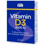 GS Vitamin D3 2000 IU 30 kapslí – Hledejceny.cz