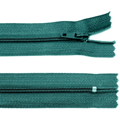 Spirálový zip no.3 nerozepínací 60cm - více barev color: 670 borovicová zelená – Hledejceny.cz