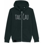 Černá mikina na zip Tak čau – Zboží Dáma