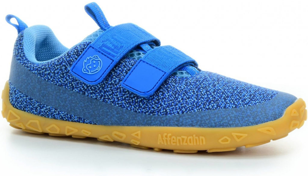 Affenzahn Dětské barefoot boty Sneaker knit Dream blue