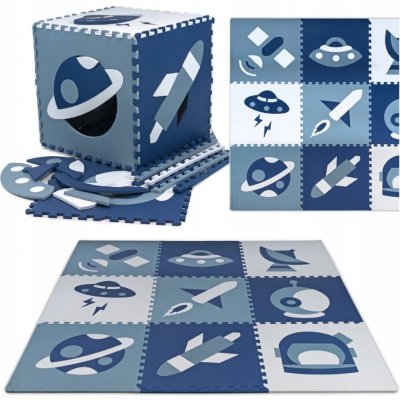 Divio Pěnový koberec MAXI DESIGN 9 ks 178x178x1,2 cm vzor 6 – Sleviste.cz