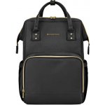 KikkaBoo batoh Siena Black & Gold – Zboží Dáma