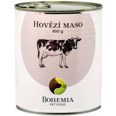 Bohemia Pet Food Hovězí maso ve vlastní šťávě 0,8 kg – Zboží Mobilmania