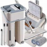 Clean Sada na mytí podlahy mop + kbelík + 2 podložky – Zboží Dáma