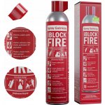 HASICÍ SPREJ PRO DOMÁCNOST iBlockFIRE PĚNOVÝ ABCF 0,6L – Zboží Dáma
