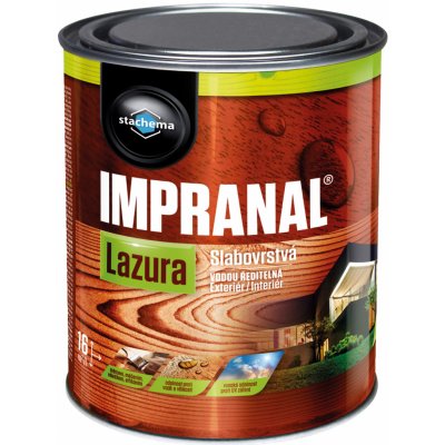 Impranal lazura slabovrstvá 2,5 l teak – Zboží Mobilmania