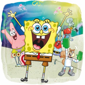 amscan Balónek fóliový hranatý Spongebob