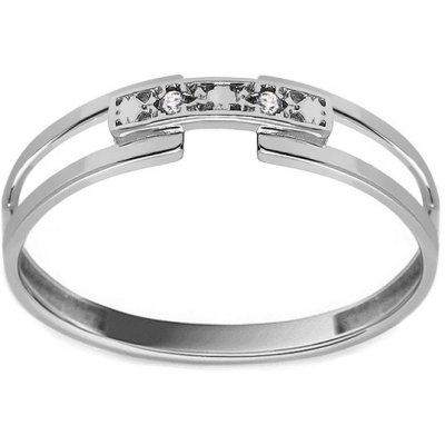 iZlato Forever Briliantový prsten z bílého zlata ALBR101 – Zboží Mobilmania