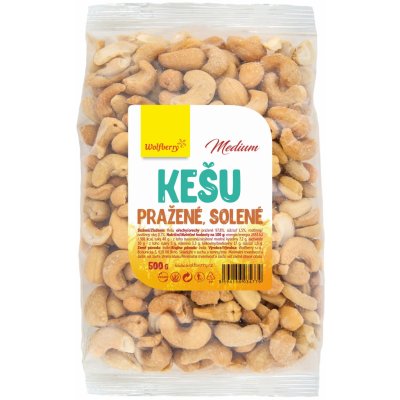 Medium Kešu pražené solené 500 g Medium 500 g