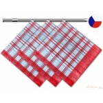 Sleep-well TRADIČNÍ KÁRO 50 x 70 cm červená 3 ks – Hledejceny.cz