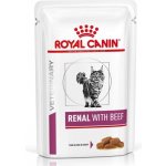 Royal Canin Veterinary Diet Cat Renal with Beef Feline 12 x 85 g – Zbozi.Blesk.cz