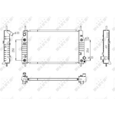 Chladič, chlazení motoru NRF53748 – Hledejceny.cz