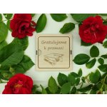 Dárková krabička na peníze D-decor - Gratulujeme k promoci – Zboží Živě
