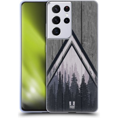 Pouzdro Head Case Samsung Galaxy S21 Ultra 5G Dřevo a temný les
