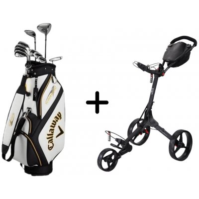 Callaway Warbird set pravý grafit + vozík Big Max IQ 2 – Zboží Dáma