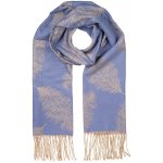 Biju dámský oboustranný šál dAN23155-08 peříčka modré 7200666-3 – Zboží Dáma