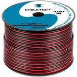 Cabletech CCA 2,5mm² červenočerný 100 m – Sleviste.cz