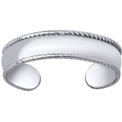 SILVEGO Otevřený stříbrný prsten na nohu Sandy PRM11661R – Zboží Mobilmania