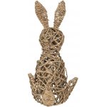Dekorace socha hnědý vyplétaný králík 25*25*42 cm – Hledejceny.cz