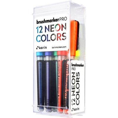 Karin BrushMarker pro 12 ks Neon Colors – Zbozi.Blesk.cz