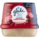 Osvěžovač vzduchu Glade Lucious Cherry & Peony vonný gel do koupelny 180 g