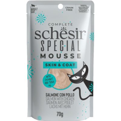Schesir Cat Special Mousse Skin&Coat los kuř 70 g – Zbozi.Blesk.cz