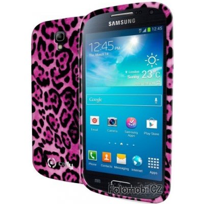 Pouzdro Celly Gelskin Animal Samsung i9195 Galaxy S4 Mini růžové