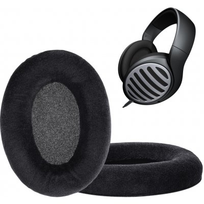 kwmobile náhradní náušníky na sluchátka 2x pro Sennheiser HD515 / HD555 / HD595 / HD… černá – Zboží Mobilmania