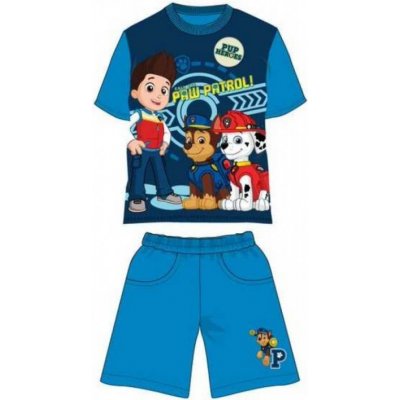 Setino chlapecká letní souprava / set Tlapková patrola / Paw Patrol sv. modrá – Zboží Dáma