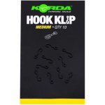 Korda klip na návazce hook klip medium 10 ks – Zboží Mobilmania