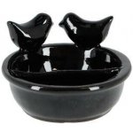 Esschert Design Napajedlo pro ptáky Duke 8,5 x 16 cm keramika černá – Hledejceny.cz