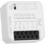 RFSAI-62B-SL Spínací RF aktor 2 -kanálový bezšr. svorky multi-funkční vstupy pro ext. tl