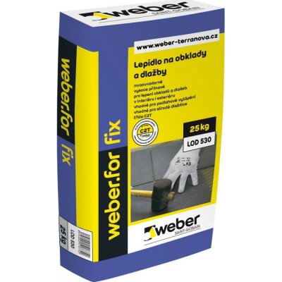 WEBER Weberfor flex flexibilní lepidlo na obklady a dlažby 25 kg