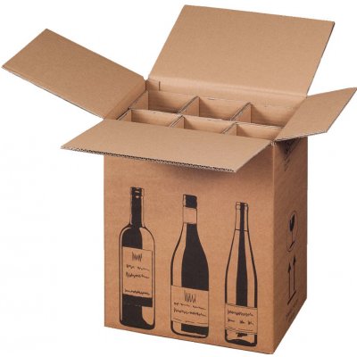 Eobaly.cz Krabice na víno Smart Vinebox, 6 lahví - 5 ks – Zboží Živě