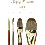 Štětec Simply-T Academy 841 - Filbert, dlouhá rukojeť Velikost štětce: 8 – Sleviste.cz